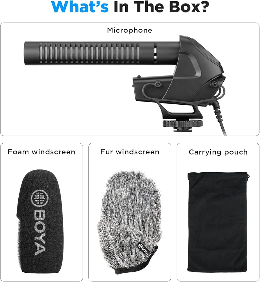 Amazon | BOYA BY-BM3032 プロフェッショナル外付けカメラマイク